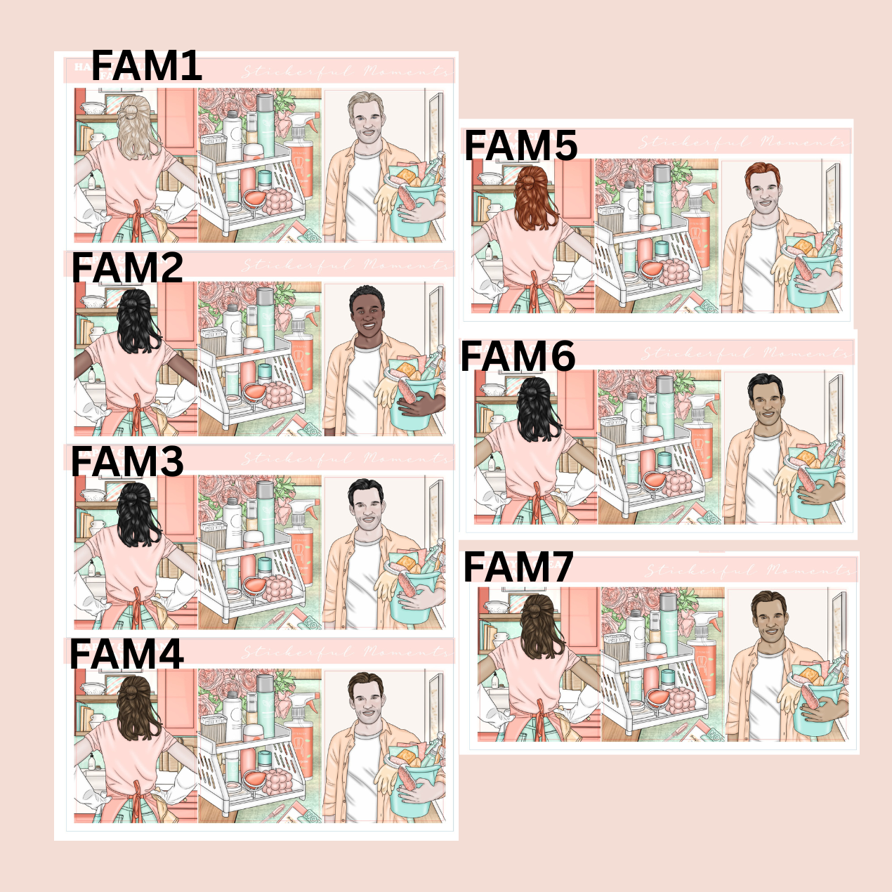 Printable happy and clean weekly