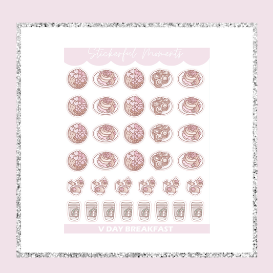 V DAY BREAKFAST/SIGNATURE DOODLES